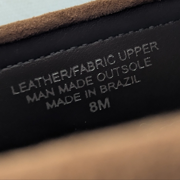 Talbot New Women's Cassidy Sherpa Loafers Moccasin Suede Brown Size 8 Cozy Foam - Picture 6 of 9